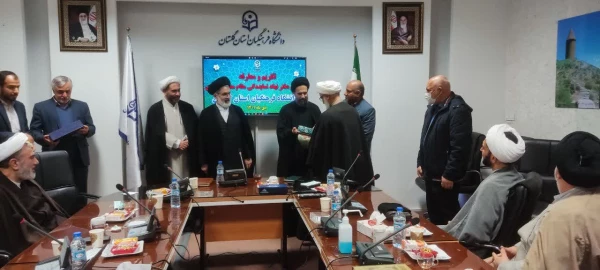 معارفه مسئول جدید دفتر نهاد نمایندگی مقام معظم رهبری در دانشگاه فرهنگیان استان گلستان 9