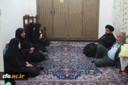 دیدار مسئولان دانشگاه فرهنگیان استان بوشهر با خانواده شهید فشنگ ساز  4
