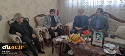 دیدار سرپرست دانشگاه فرهنگیان استان اردبیل با خانواده ی دانشجومعلم شهید بهنام یوسفی