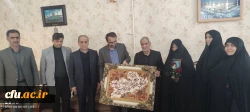 دیدار سرپرست دانشگاه فرهنگیان استان اردبیل با خانواده ی دانشجومعلم شهید بهنام یوسفی