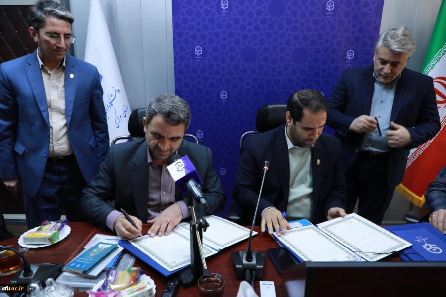 آیین انعقاد تفاهم نامه های معاونت های آموزش و پرورش و دانشگاه فرهنگیان 8