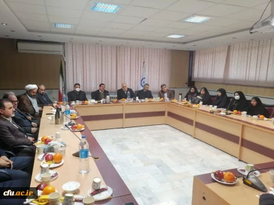 با حضور سرپرست معاونت  طرح و برنامه و توسعه منابع دانشگاه فرهنگیان انجام شد:

تکریم و معارفه سرپرست مدیریت امور پردیس های دانشگاه فرهنگیان تهران