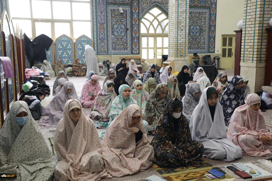 حضور رییس دانشگاه فرهنگیان در مراسم اعتکاف مسجد جامع خرمشهر باغ موزه انقلاب اسلامی و دفاع مقدس 10