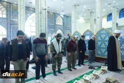 حضور رییس دانشگاه فرهنگیان در مراسم اعتکاف مسجد جامع خرمشهر باغ موزه انقلاب اسلامی و دفاع مقدس 2