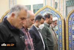 حضور رییس دانشگاه فرهنگیان در مراسم اعتکاف مسجد جامع خرمشهر باغ موزه انقلاب اسلامی و دفاع مقدس 4