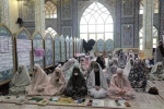 حضور رییس دانشگاه فرهنگیان در مراسم اعتکاف مسجد جامع خرمشهر باغ موزه انقلاب اسلامی و دفاع مقدس 5