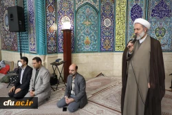 حضور رییس دانشگاه فرهنگیان در مراسم اعتکاف مسجد جامع خرمشهر باغ موزه انقلاب اسلامی و دفاع مقدس 6