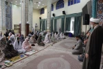 حضور رییس دانشگاه فرهنگیان در مراسم اعتکاف مسجد جامع خرمشهر باغ موزه انقلاب اسلامی و دفاع مقدس 8