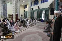 حضور رییس دانشگاه فرهنگیان در مراسم اعتکاف مسجد جامع خرمشهر باغ موزه انقلاب اسلامی و دفاع مقدس 8