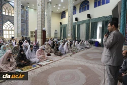 حضور رییس دانشگاه فرهنگیان در مراسم اعتکاف مسجد جامع خرمشهر باغ موزه انقلاب اسلامی و دفاع مقدس 12