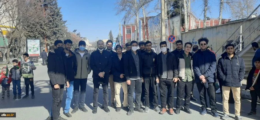 شرکت گسترده اساتید، همکاران و دانشجویان عزیز دانشگاه فرهنگیان استان لرستان در مراسم راهپیمایی ۲۲ بهمن ۱۴۰۱ به روایت تصویر 3