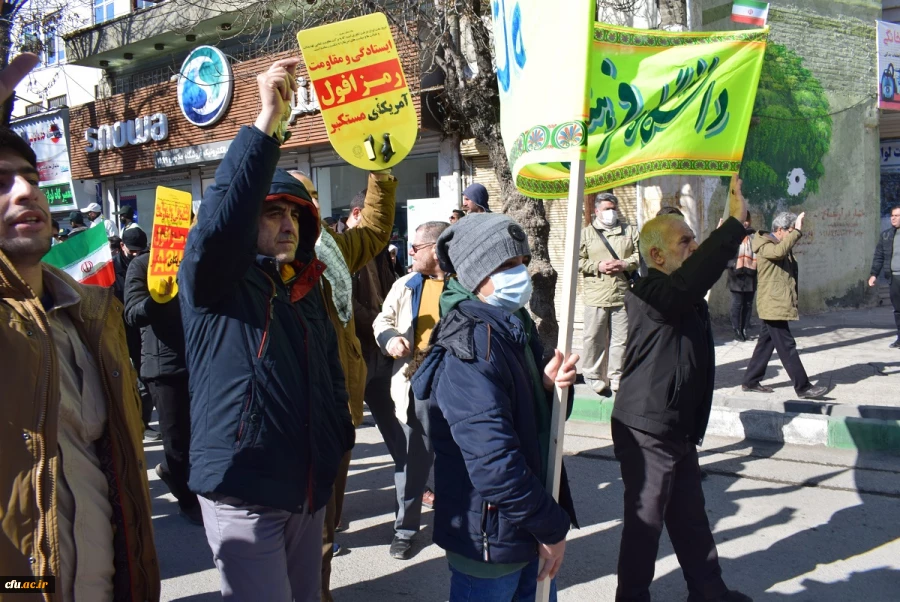 حماسه حضور انقلابی جامعه دانشگاه فرهنگیان کرمانشاه در راهپیمایی یوم الله 22 بهمن 1401
 4