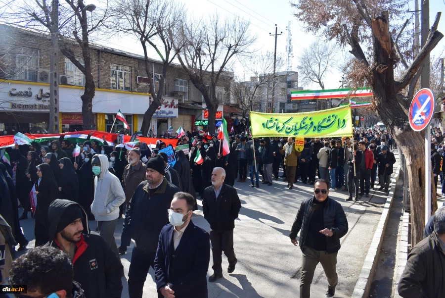 حماسه حضور انقلابی جامعه دانشگاه فرهنگیان کرمانشاه در راهپیمایی یوم الله 22 بهمن 1401
 6