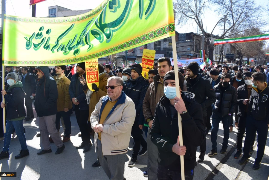 حماسه حضور انقلابی جامعه دانشگاه فرهنگیان کرمانشاه در راهپیمایی یوم الله 22 بهمن 1401
 7