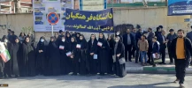 حضور پر شور جامعه دانشگاه فرهنگیان در راهپیمایی 22 بهمن 1401 8