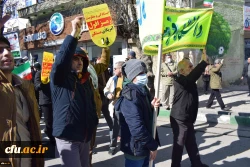 حضور پر شور جامعه دانشگاه فرهنگیان در راهپیمایی 22 بهمن 1401 11