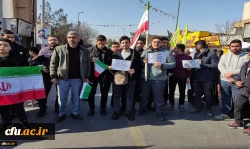 حضور پر شور جامعه دانشگاه فرهنگیان در راهپیمایی 22 بهمن 1401 15