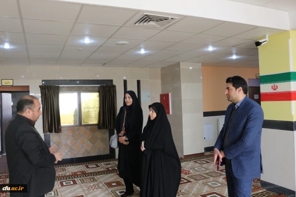بازدید نمایندگان سازمان مرکزی از دانشگاه فرهنگیان خراسان شمالی در روز سه شنبه  2