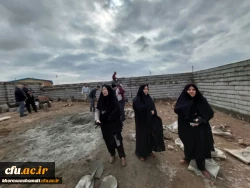 حضور سرپرست دانشگاه فرهنگیان خراسان شمالی به اتفاق اساتید و کارکنان در اردوی جهادی(آموزشی-تربیتی،عمرانی) دانشجومعلمان دانشگاه از روستای قِلی جاجرم. 6