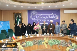آیین تکریم و معارفه سرپرست جدید پردیس فاطمه الزهرا (س) دانشگاه فرهنگیان استان آذربایجان شرقی 5