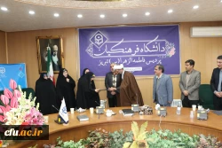 آیین تکریم و معارفه سرپرست جدید پردیس فاطمه الزهرا (س) دانشگاه فرهنگیان استان آذربایجان شرقی 6