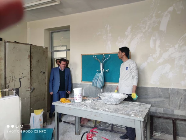 اردوی جهادی در روستای انجیلاق بخش آبیک 3