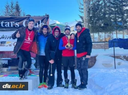 افتخار آفرینی دانشجومعلم ورزشکار گلستانی در مسابقات والیبال برفی ایران 2