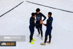 افتخار آفرینی دانشجومعلم ورزشکار گلستانی در مسابقات والیبال برفی ایران 4