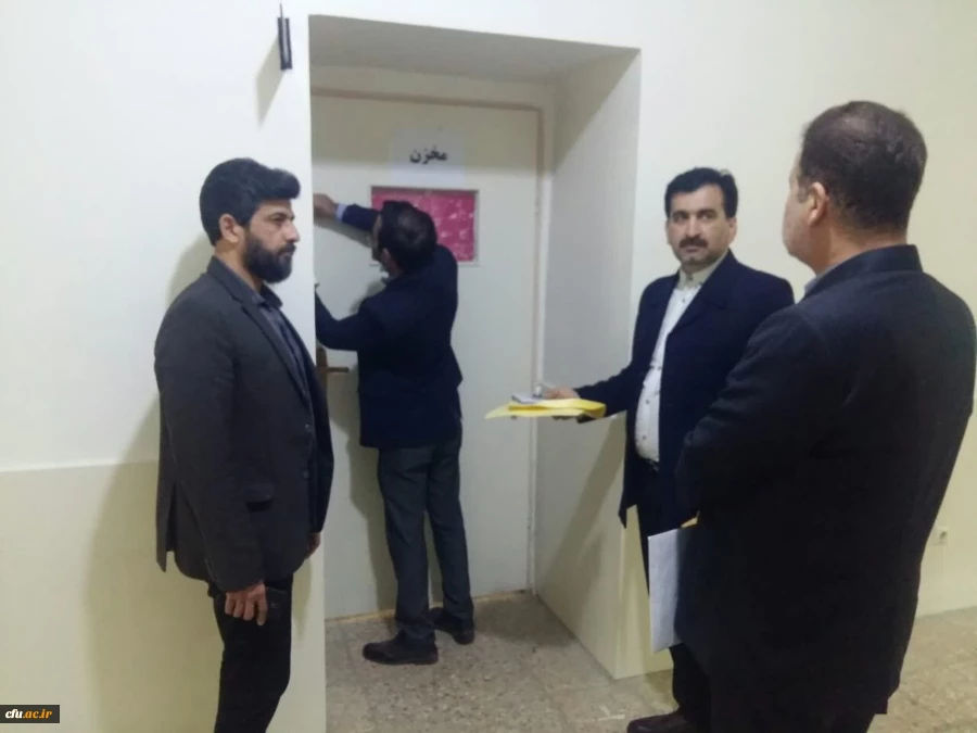 بازدید آقای دکتر زمانیان و خانم دکتر خشکاب ناظران معاونت نظارت و ارزیابی سازمان مرکزی از حوزه های امتحانی آزمون اصلح مهارت آموزان ماده ۲۸ مراکز شمال استان خوزستان 3