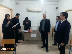 بازدید آقای دکتر زمانیان و خانم دکتر خشکاب ناظران معاونت نظارت و ارزیابی سازمان مرکزی از حوزه های امتحانی آزمون اصلح مهارت آموزان ماده ۲۸ مراکز شمال استان خوزستان 4
