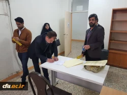 بازدید آقای دکتر زمانیان و خانم دکتر خشکاب ناظران معاونت نظارت و ارزیابی سازمان مرکزی از حوزه های امتحانی آزمون اصلح مهارت آموزان ماده ۲۸ مراکز شمال استان خوزستان 5