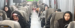 اعزام دانشجویان دختر پردیس الزهرا(س) استان زنجان به اردوی راهیان نور 2