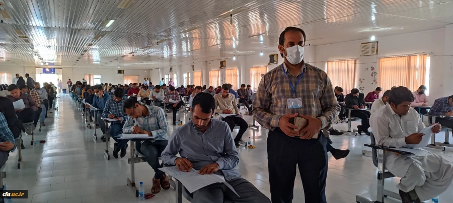 روند برگزاری آزمون اصلح 1401 در دانشگاه فرهنگیان هرمزگان  3