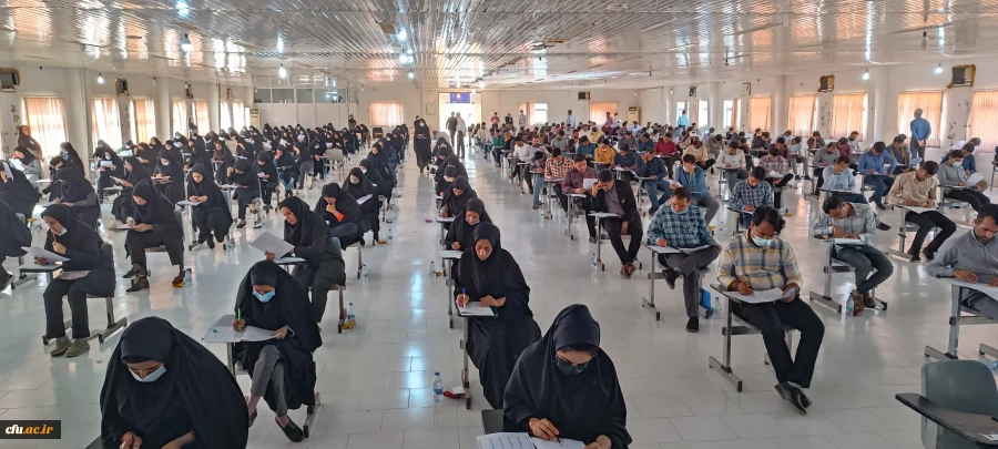 روند برگزاری آزمون اصلح 1401 در دانشگاه فرهنگیان هرمزگان  5