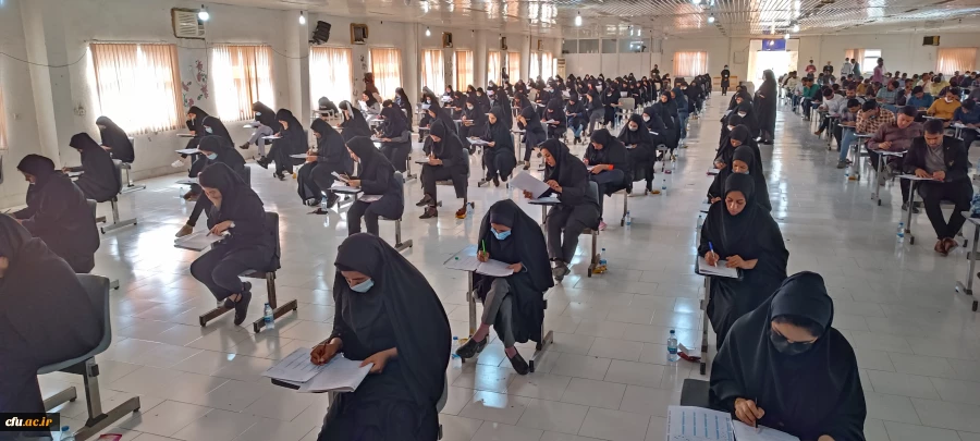 روند برگزاری آزمون اصلح 1401 در دانشگاه فرهنگیان هرمزگان  7