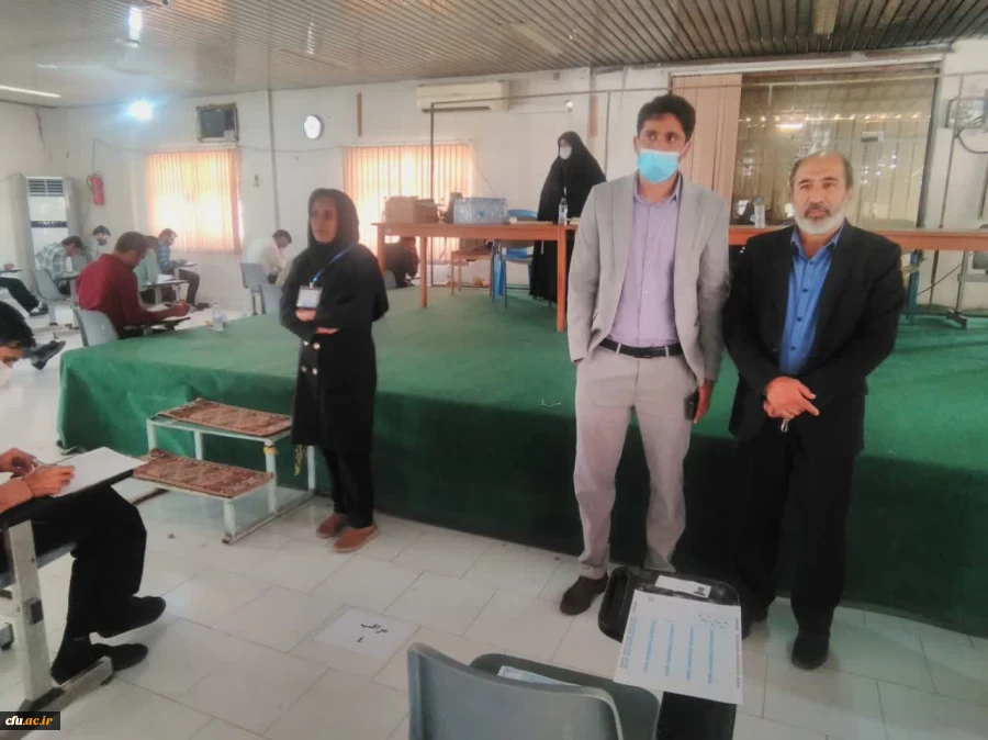 روند برگزاری آزمون اصلح 1401 در دانشگاه فرهنگیان هرمزگان  2