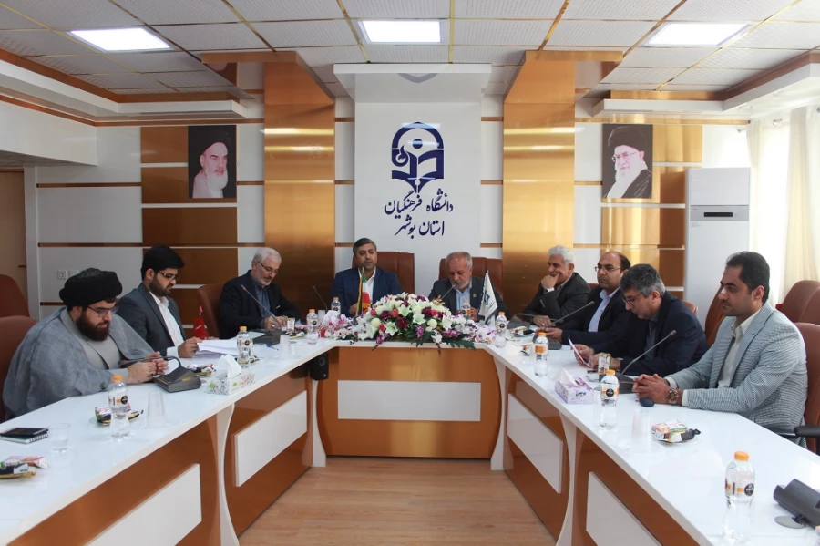 با حضور مشاور رئیس و مدیرکل حراست دانشگاه فرهنگیان؛
رئیس اداره حراست مدیریت استانی دانشگاه فرهنگیان استان بوشهر معارفه شد 2