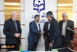 با حضور مشاور رئیس و مدیرکل حراست دانشگاه فرهنگیان؛
رئیس اداره حراست مدیریت استانی دانشگاه فرهنگیان استان بوشهر معارفه شد 12