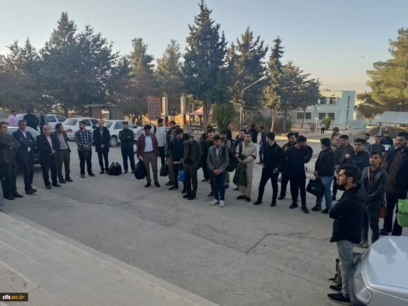 اعزام دانشجومعلمان پردیس شهید مدرس دانشگاه فرهنگیان ایلام به اردوی راهیان نور 2