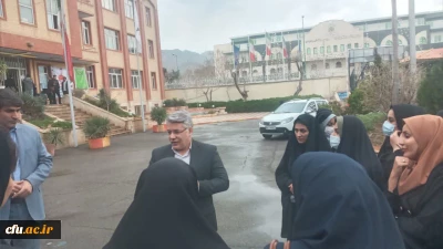 بازدید سرپرست معاونت نظارت، ارزیابی و تضمین کیفیت از برگزاری آزمون جامع(جبرانی) مهارت آموزان ماده28 استخدامی1400(ورودی 1401)