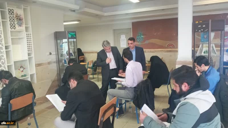 بازدید سرپرست معاونت نظارت، ارزیابی و تضمین کیفیت از برگزاری آزمون جامع(جبرانی) مهارت آموزان ماده28 استخدامی1400(ورودی 1401) 3