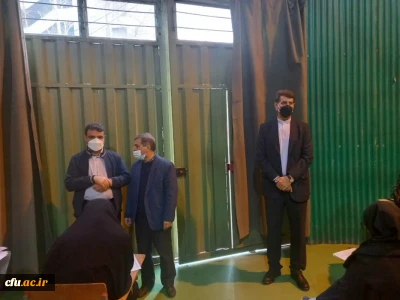 بازدید مدیرکل دفتر نظارت،ارزیابی و تعالی سازمانی از برگزاری آزمون جامع(جبرانی) مهارت آموزان ماده28 استخدامی1400(ورودی 1401)