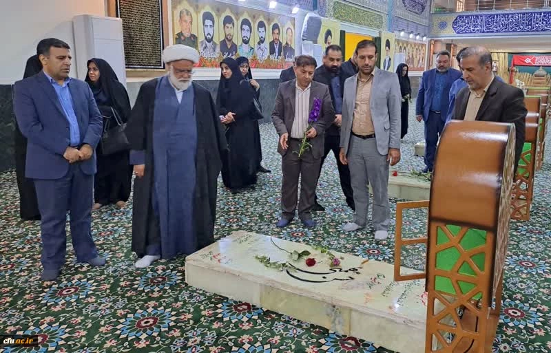 مراسم روز بزرگداشت شهدا دردانشگاه فرهنگیان استان خوزستان برگزار شد. 3