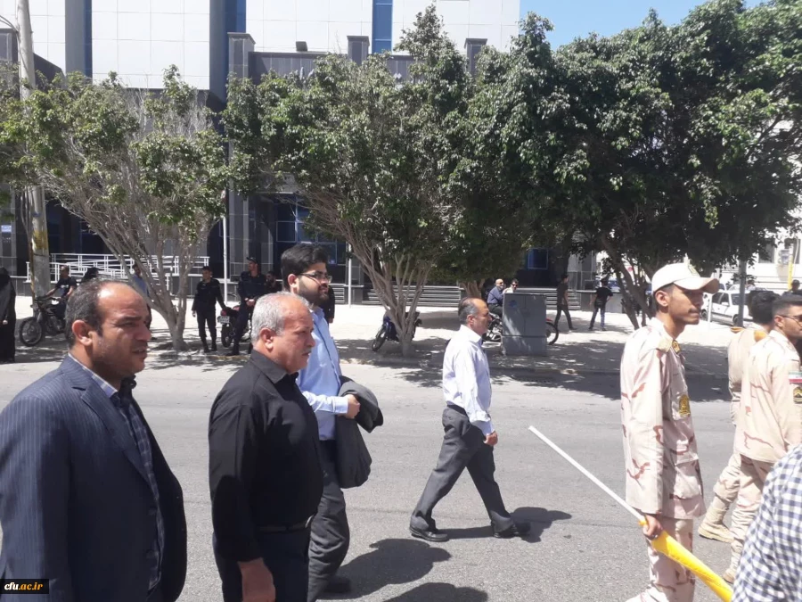 با حضور پرشور مجموعه دانشگاه فرهنگیان استان بوشهر؛راهپیمایی روز قدس در بوشهر برگزار شد 3