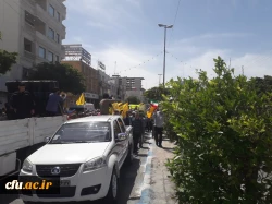 با حضور پرشور مجموعه دانشگاه فرهنگیان استان بوشهر؛راهپیمایی روز قدس در بوشهر برگزار شد 6