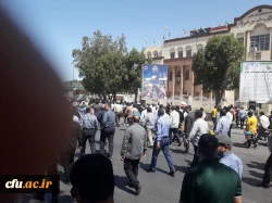 با حضور پرشور مجموعه دانشگاه فرهنگیان استان بوشهر؛راهپیمایی روز قدس در بوشهر برگزار شد 10