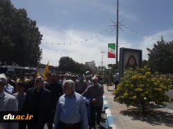با حضور پرشور مجموعه دانشگاه فرهنگیان استان بوشهر؛راهپیمایی روز قدس در بوشهر برگزار شد 12