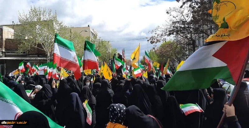 حضور اساتید، کارکنان و دانشجومعلمان دانشگاه فرهنگیان استان زنجان در راهپیمایی روز جهانی قدس 6