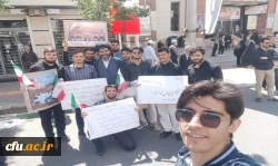 حضور پرشور دانشجومعلمان انقلابی دانشگاه فرهنگیان استان قم در راهپیمایی روز قدس
 6