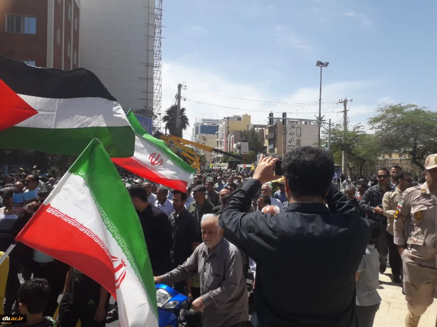 حضور پرشور خانواده دانشگاه فرهنگیان در راهپیمایی روز قدس 3